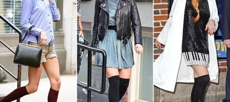 2.Gunakan kaos kaki panjang anda dengan berbagai model sepatu yang anda sukai